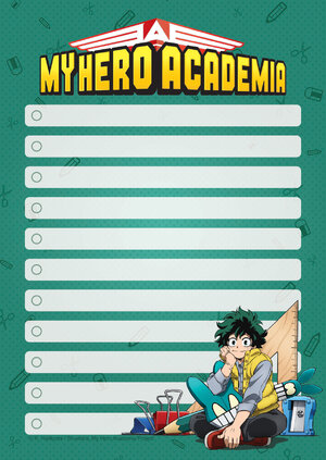 Notes My Hero Academia #1 - Midoriya