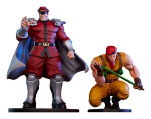 Preorder: Street Fighter PVC Statues 1/10 M. Bison & Rolento 21 cm