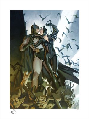 Preorder: DC Comics Art Print Batman & Catwoman 46 x 61 cm - unframed