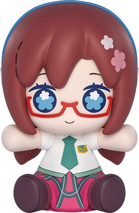 Preorder: Rebuild of Evangelion Huggy Good Smile Chibi Figure Mari Makinami Illustrious: School Uniform Ver. 6 cm