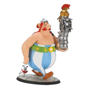 Preorder: Asterix Statue Obelix Stack of Helmets and Dogmatix 21 cm