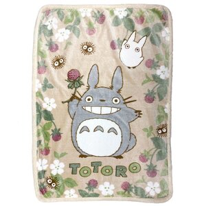 Preorder: My Neighbor Totoro Fluffy blanket Totoro Rapsberry 100 x 140 cm