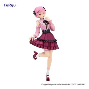 Re:Zero Starting Life in Another World Trio-Try-iT PVC Prize Figure - Ram Girly Outfit Pink