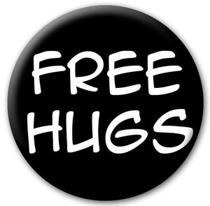 Napis - free hugs