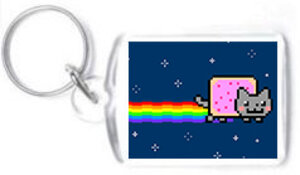 Brelok akrylowy Memy - Nyan Cat ver. A