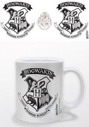 Harry Potter Mug Hogwarts Crest Black