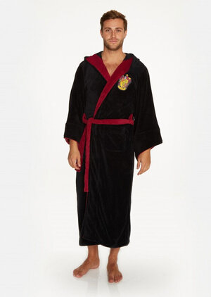 Harry Potter Fleece Bathrobe Gryffindor Wizard