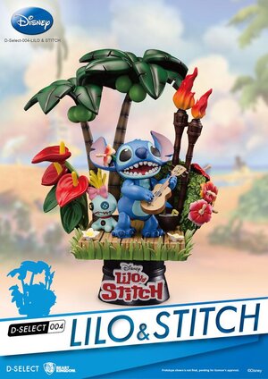 Lilo & Stitch D-Select Diorama 14 cm