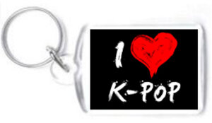 Brelok akrylowy I love K-POP ver #02
