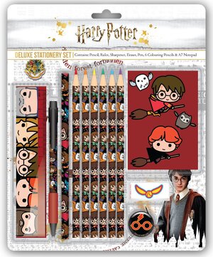 Preorder: Harry Potter 12-Piece Stationery Set Kawaii
