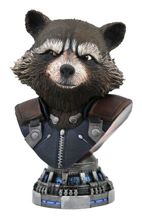 Preorder: Avengers: Endgame Legends in 3D Bust 1/2 Rocket Raccoon 20 cm