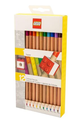 LEGO Coloured Pencil 12-Pack Topper