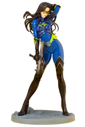 Preorder: G.I. Joe Bishoujo PVC Statue 1/7 Baroness 25th Anniversary Blue Color Ver. 23 cm