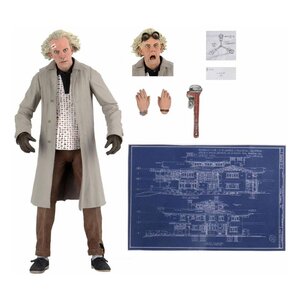 Preorder: Back to the Future Action Figure Ultimate Doc Brown 18 cm