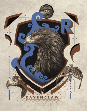 Harry Potter Art Print Ravenclaw 36 x 28 cm