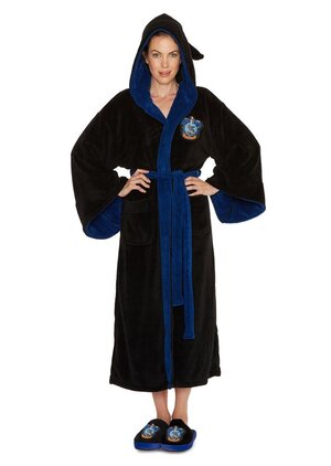 Harry Potter Ladies Fleece Bathrobe Ravenclaw