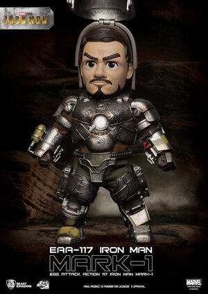 Preorder: Marvel Egg Attack Action Figure Iron Man Mark I 16 cm