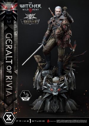 Preorder: Witcher 3 Wild Hunt Statue 1/3 Geralt von Riva Deluxe Version 88 cm