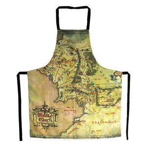 Lord of the Rings cooking apron The Middle Earth Map