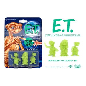 E.T. the Extra-Terrestrial Collector's Set Mini Figures 3-Pack Glowing Edition 5 cm