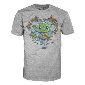 Star Wars Loose POP! Tees T-Shirt Be Mine Yoda Size S