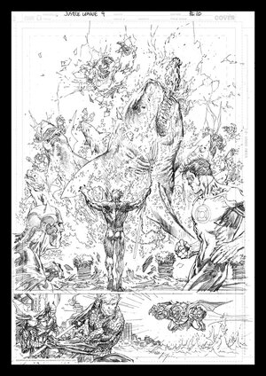 DC Comics Art Print Aquaman Comic Book Art Print 42 x 30 cm