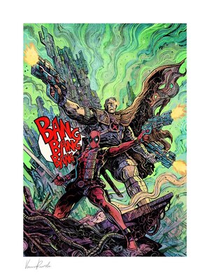 Marvel Art Print Deadpool & Cable 46 x 61 cm - unframed