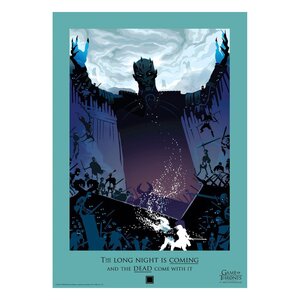 Game of Thrones Art Print Night King Limited Edition 42 x 30 cm