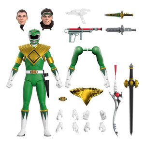 Preorder: Mighty Morphin Power Rangers Ultimates Action Figure Green Ranger 18 cm