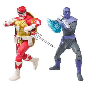 Power Rangers x TMNT Lightning Collection Action Figures 2022 Foot Soldier Tommy & Morphed Raphael