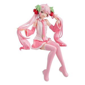 Preorder: Hatsune Miku Noodle Stopper PVC Statue Sakura Miku Wink Ver. 16 cm