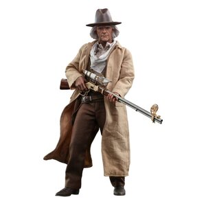 Back To The Zukunft III Movie Masterpiece Action Figure 1/6 Doc Brown 32 cm