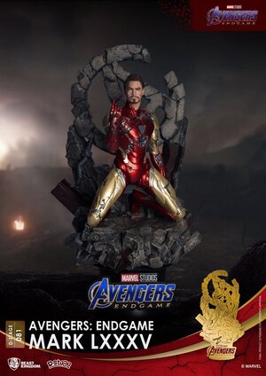Avengers: Endgame D-Stage PVC Diorama Mark LXXXV Closed Box Version 16 cm