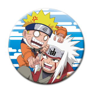 Przypinka Naruto - Naruto i Jiraiya