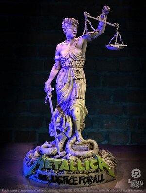 Metallica Rock Ikonz On Tour Statue Lady Justice