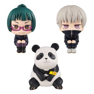 Preorder: Jujutsu Kaisen Look Up PVC Statues Maki & Toge & Panda Limited Ver. 11 cm