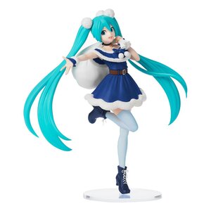 Preorder: Hatsune Miku SPM PVC Statue Christmas 2020 Blue 22 cm