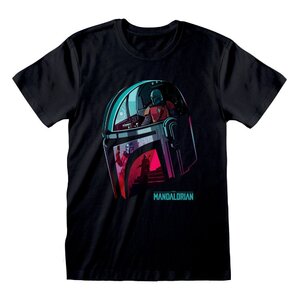 Preorder: Star Wars The Mandalorian T-Shirt Helmet Reflection Size M