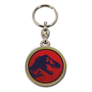 Jurassic Park Metal Keychain Logo 7 cm