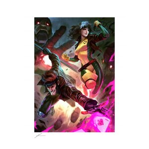 Preorder: Marvel Art Print Gambit & Rogue 46 x 61 cm - unframed