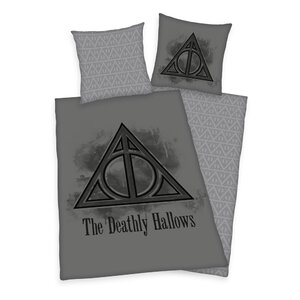 Harry Potter Duvet Set The Deathly Hallows 135 x 200 cm / 80 x 80 cm