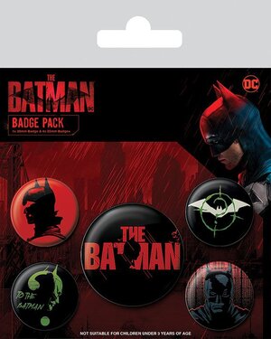 Preorder: Batman Pin-Back Buttons 5-Pack The Batman