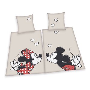Disney Partner bed linen Mickey & Minnie 135 x 200 cm / 80 x 80 cm