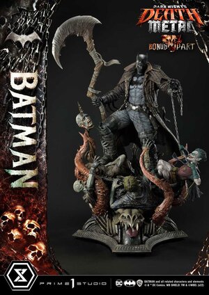 Preorder: Dark Knights: Metal Statue 1/3 Death Metal Batman Deluxe Bonus Ver. 105 cm