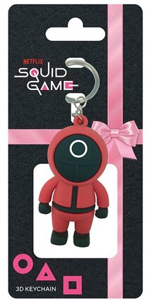 Preorder: Squid Game 3D Rubber Keychain Circle Guard 6 cm