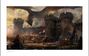 Greg Rutkowski Art Print Castle Defence 46 x 71 cm - unframed