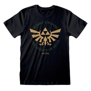 Legend of Zelda T-Shirt Hyrule Kingdom Crest Size S