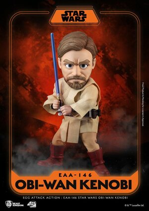 Preorder: Star Wars Egg Attack Action Figure Obi-Wan Kenobi 16 cm