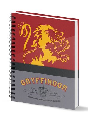 Harry Potter Notebook A4 Gryffindor