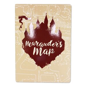 Harry Potter Notebook Flex A5 Marauder's Map